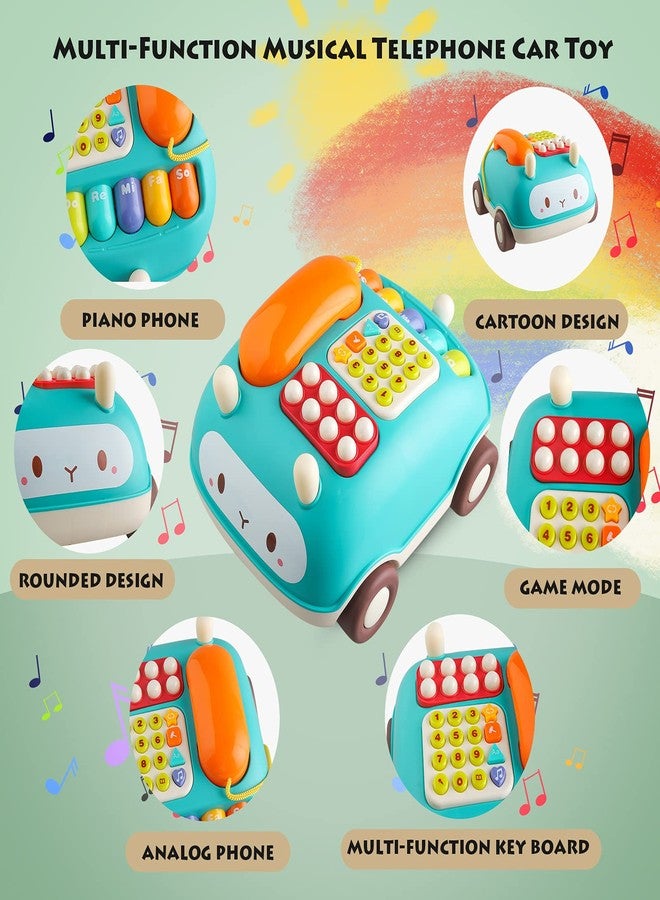 Tikooere Baby Musical Toys for Toddler 1-3 Years Old,Pretend Phone Toy with Music and Light,Fat Brain Educational Toys for 1 2 3 Year Old Boys Girls Christmas Birthday Gifts - Image 2